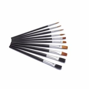 Seriously Good Flat Artist Paint Brushes