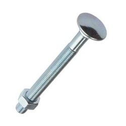 Carriage Bolts Nuts Zp, Pack of 2