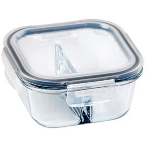 Square Glass Food Container