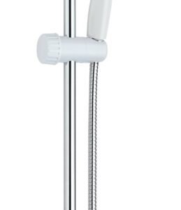 White Shower Rail Set