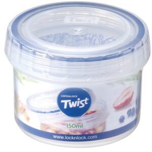 Round Food Storage Containers with Twist Lids