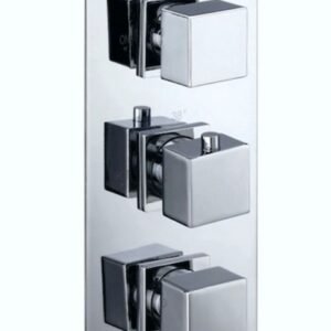 Triple Square Shower Valve