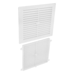 Plastic Louvre Vent White