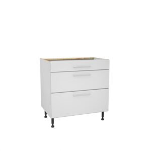 Paris White 3 Drawer Pack