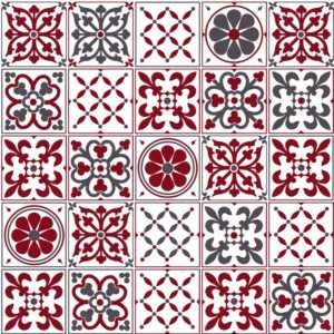 Food Safe Tablecloth - Cement Tiles