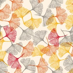 Food Safe Tablecloth - Ginko Red