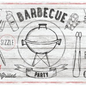 Rio Placemat - BBQ Off White