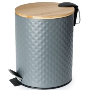 Pedal Bin With Bamboo Lid