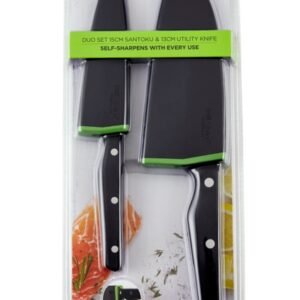 Staysharp Triple Rivet Duo Set Santoku & Utility Knife
