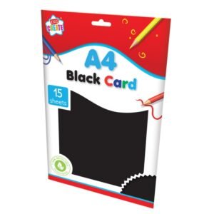 A4 Black Card