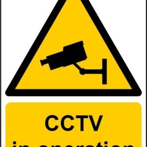 CCTV In Operation Sign