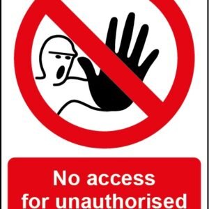No Access Sign