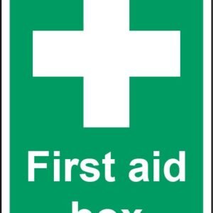 First Aid Box Sign