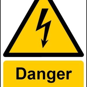 Danger Electric Shock Sign
