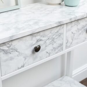 Self Adhesive Film - Marble Cortes Silver