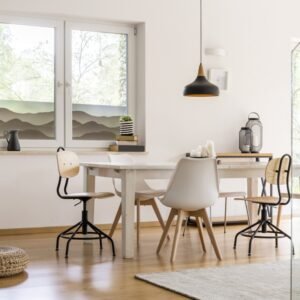 Static Premium Mountains Window Static