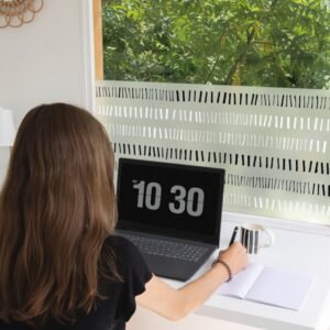 Static Premium Stitches Window Static