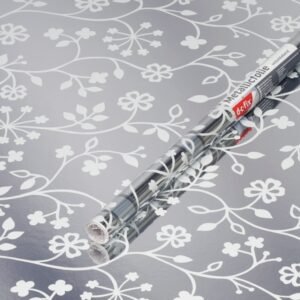 Self Adhesive Film - Metallic Flower Tendril